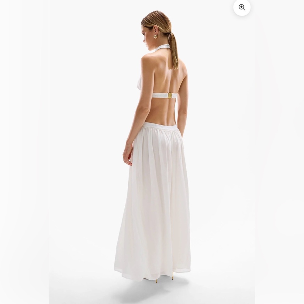 CIN CIN ROSETTE MAXI DRESS - PEARL